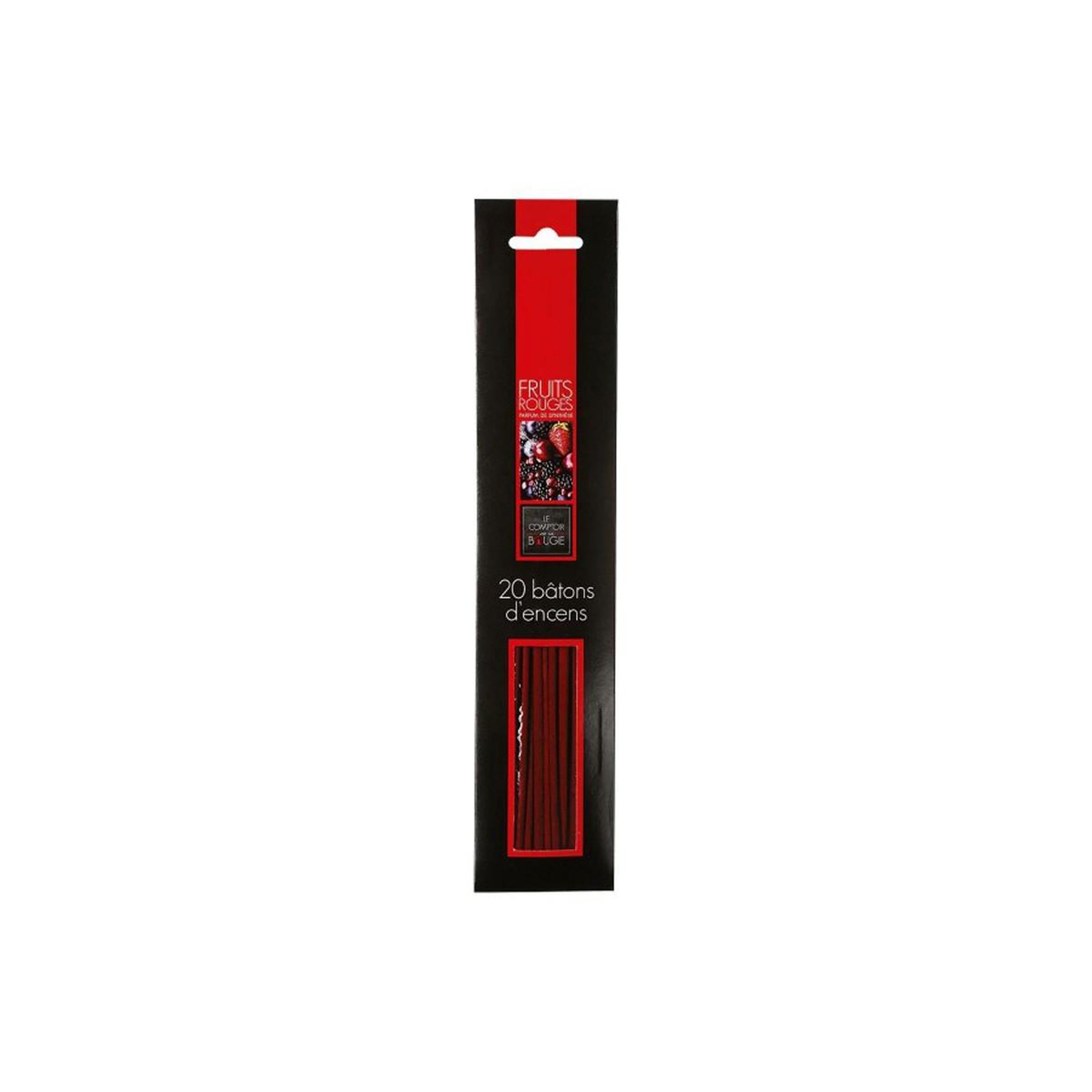 Voir la diapositive 1 : ATMOSPHERA Lot de 20 bâtons d'encens 25cm fruits rouges