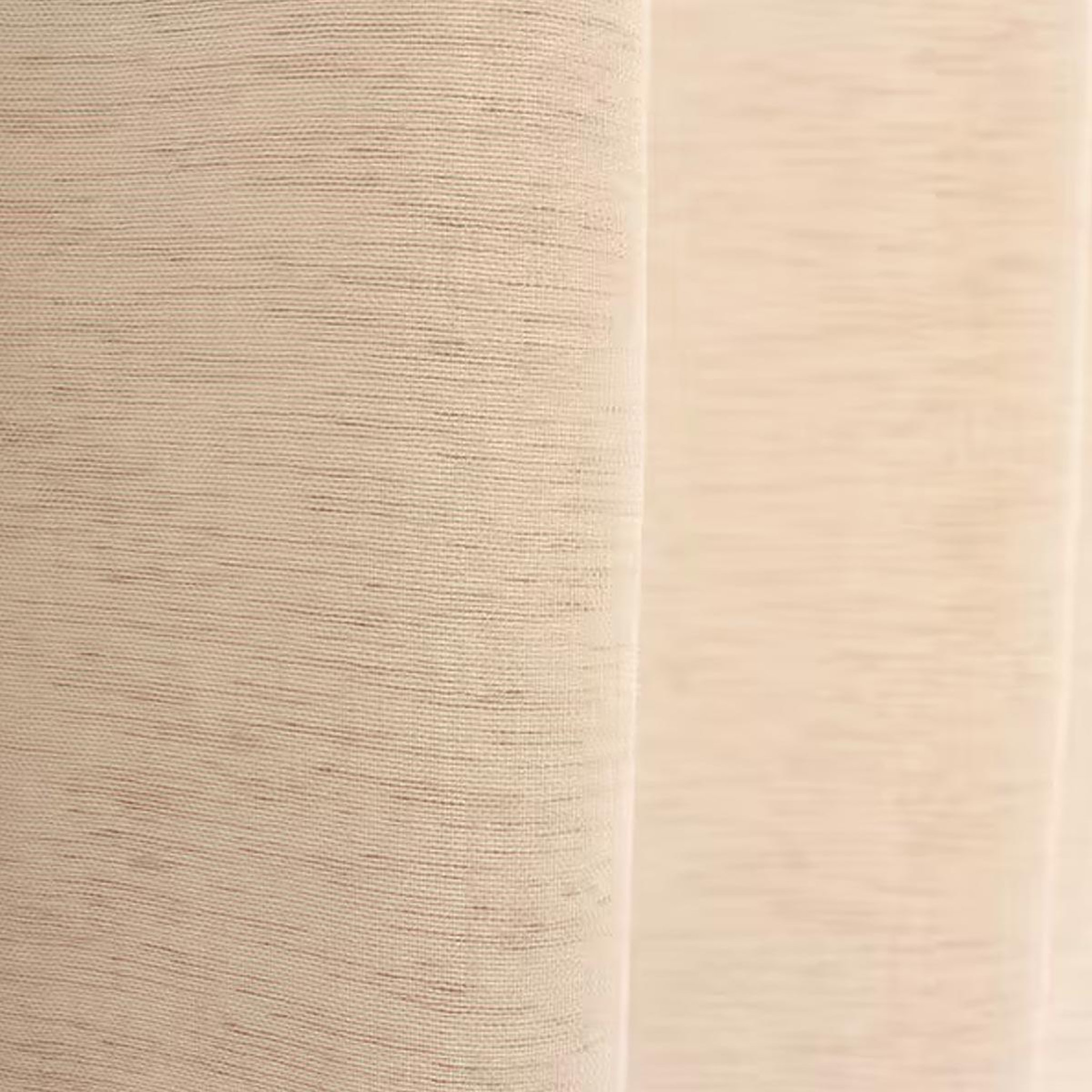 Voir la diapositive 2 : ENJOY HOME Rideau voilage xxl effet lin  maya  300x240cm écru
