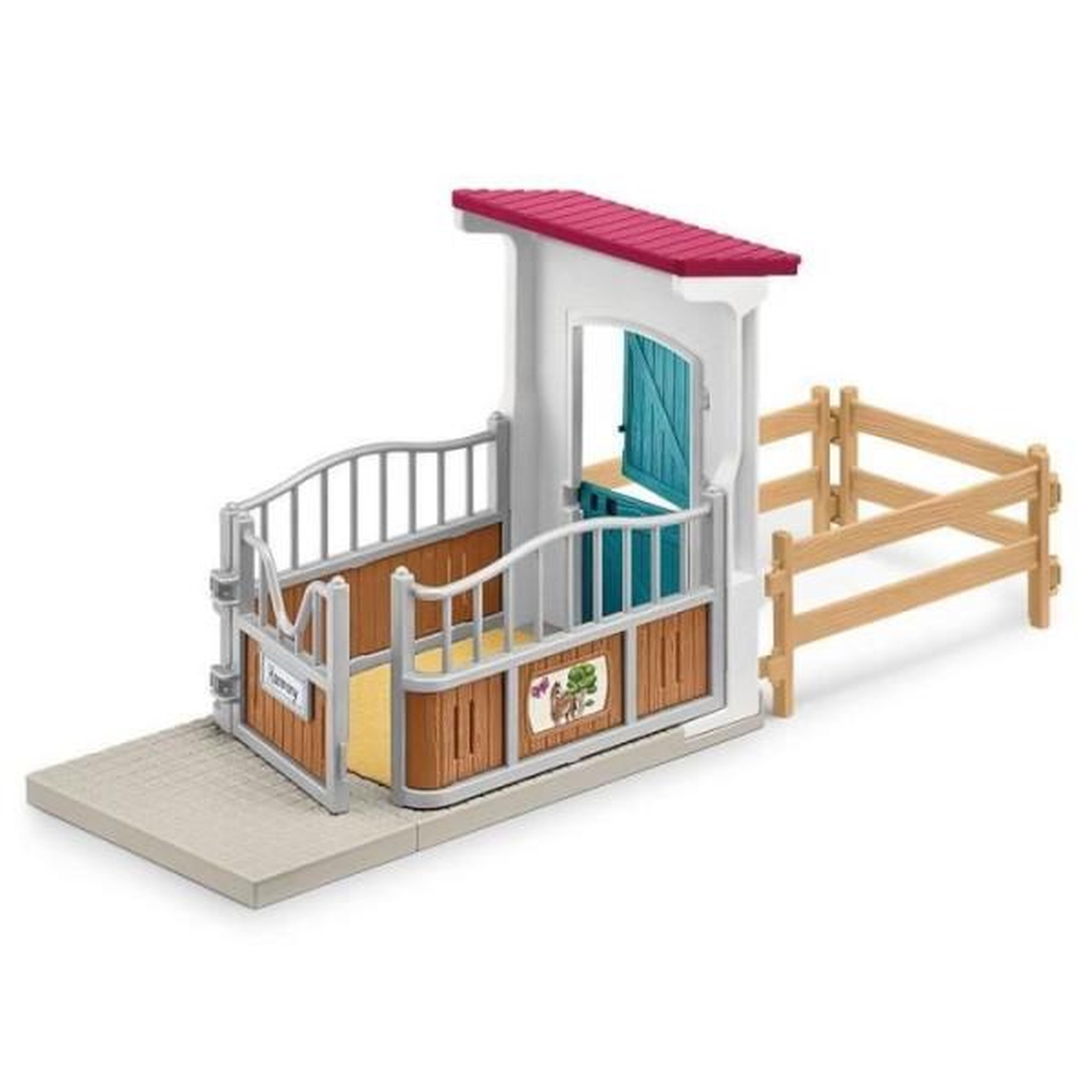 Voir la diapositive 5 : Schleich Centre équestre modulable de Lakeside pour chevaux, coffret figurines avec 115 éléments, Schleich 42567 Horse Club
