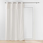 Paris Prix Rideau à Œillets Velours  Caresse  140x240cm Naturel