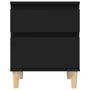 VIDAXL Table de chevet Noir 40x35x50 cm