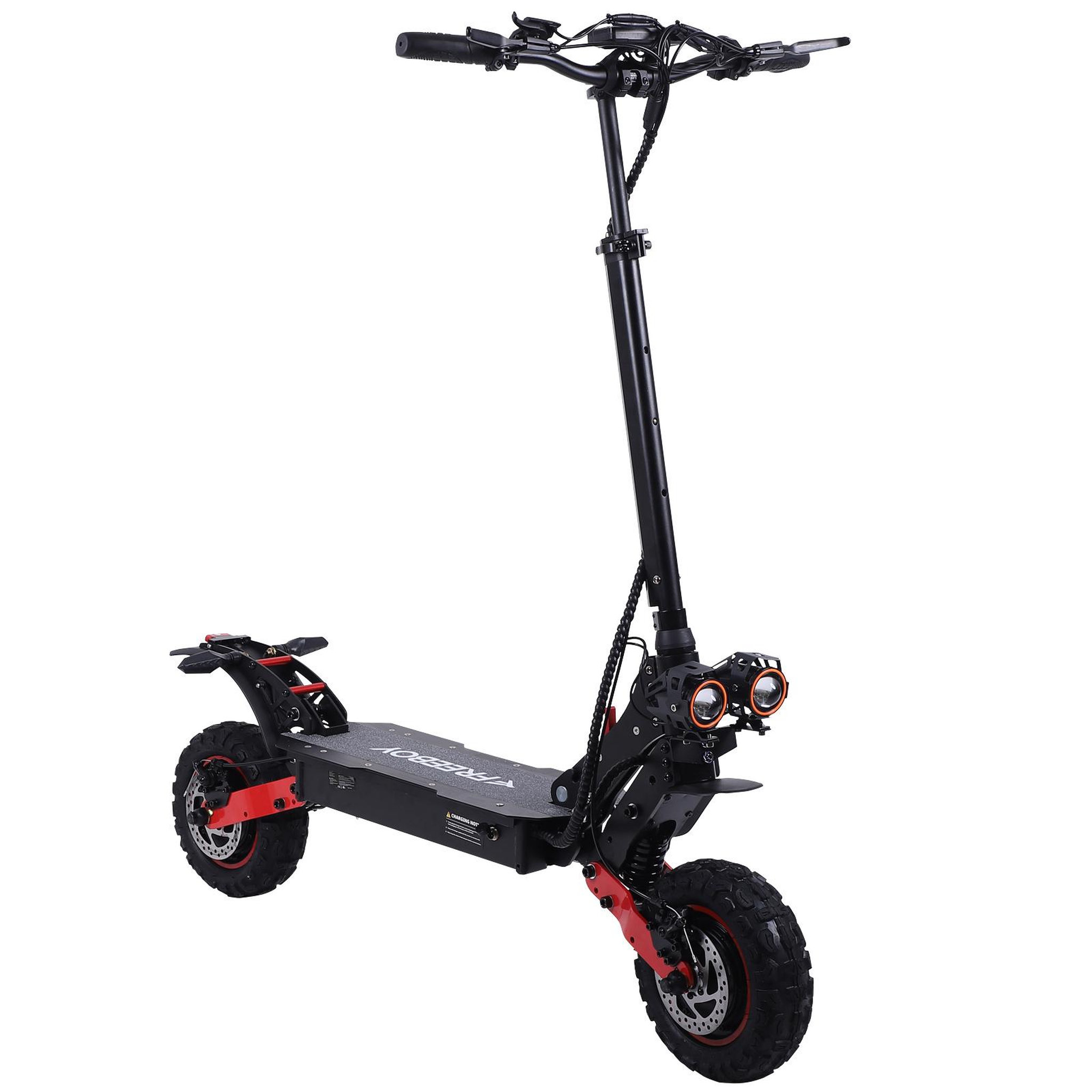 Voir la diapositive 5 : FREEBOY Trottinette électrique freeboy h6, autonomie de 55 km, double motorisation