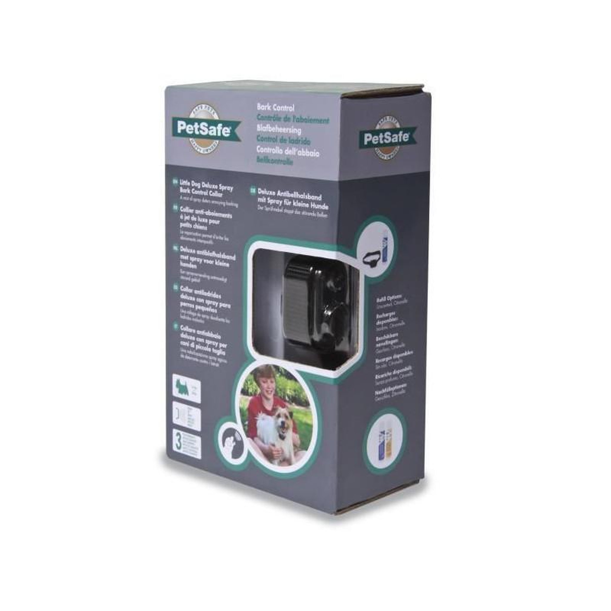 Voir la diapositive 2 : PETSAFE Collier Anti-aboiement AEUR Spray Petit Et Moyen Chien Pbc19-11796