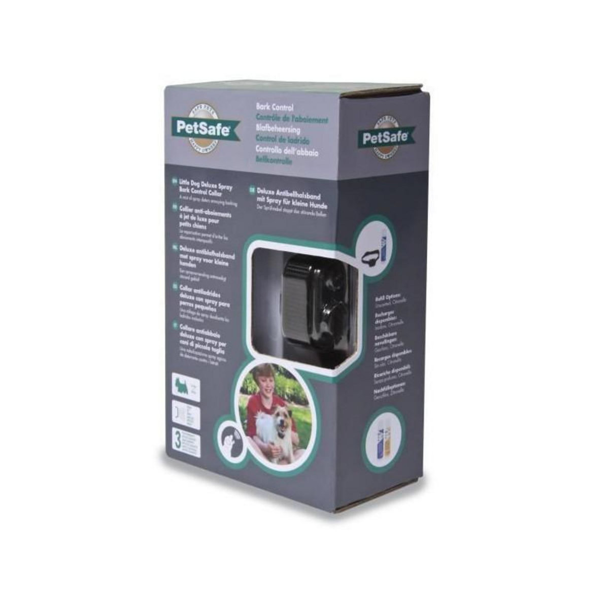 PETSAFE Collier Anti-aboiement AEUR Spray Petit Et Moyen Chien Pbc19-11796