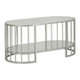 Voir la diapositive 1 : Paris Prix Table Basse Miroir  Smire  90cm Argent