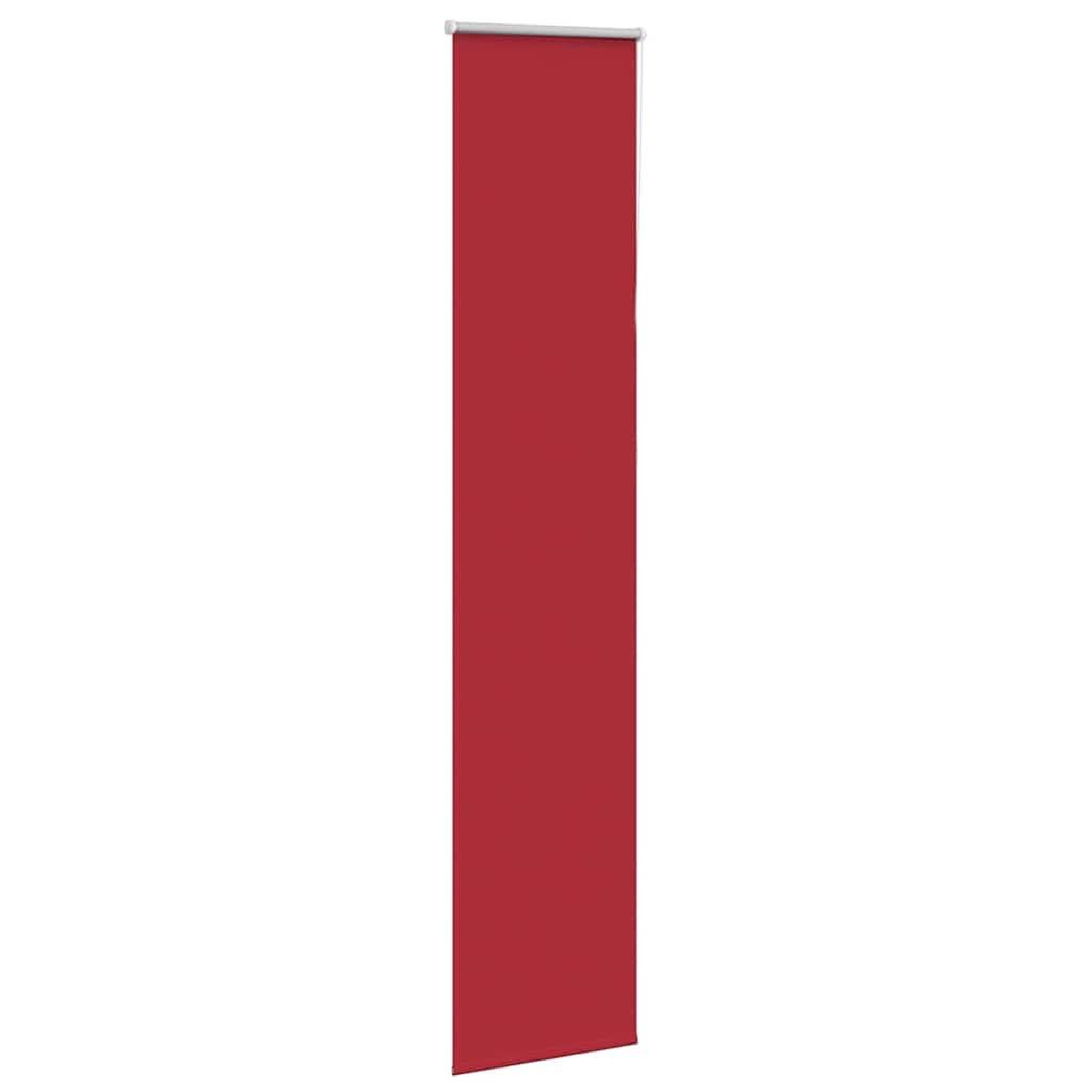 Voir la diapositive 3 : VIDAXL Store enrouleur occultant rouge largeur du tissu 50,7 cm