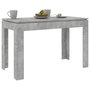 Voir la diapositive 3 : VIDAXL Table a manger Gris beton 120x60x76 cm Bois d'ingenierie