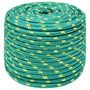 Voir la diapositive 2 : VIDAXL Corde de bateau Vert 12 mm 250 m Polypropylene