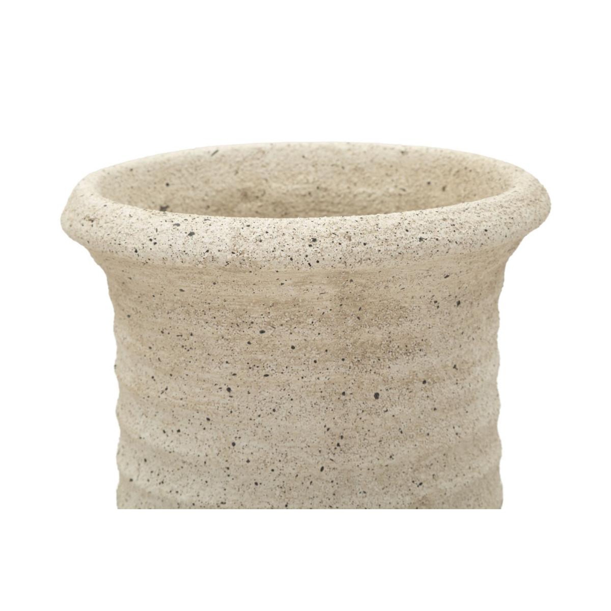 Voir la diapositive 3 : Paris Prix Vase design effet sable  sand  97cm beige