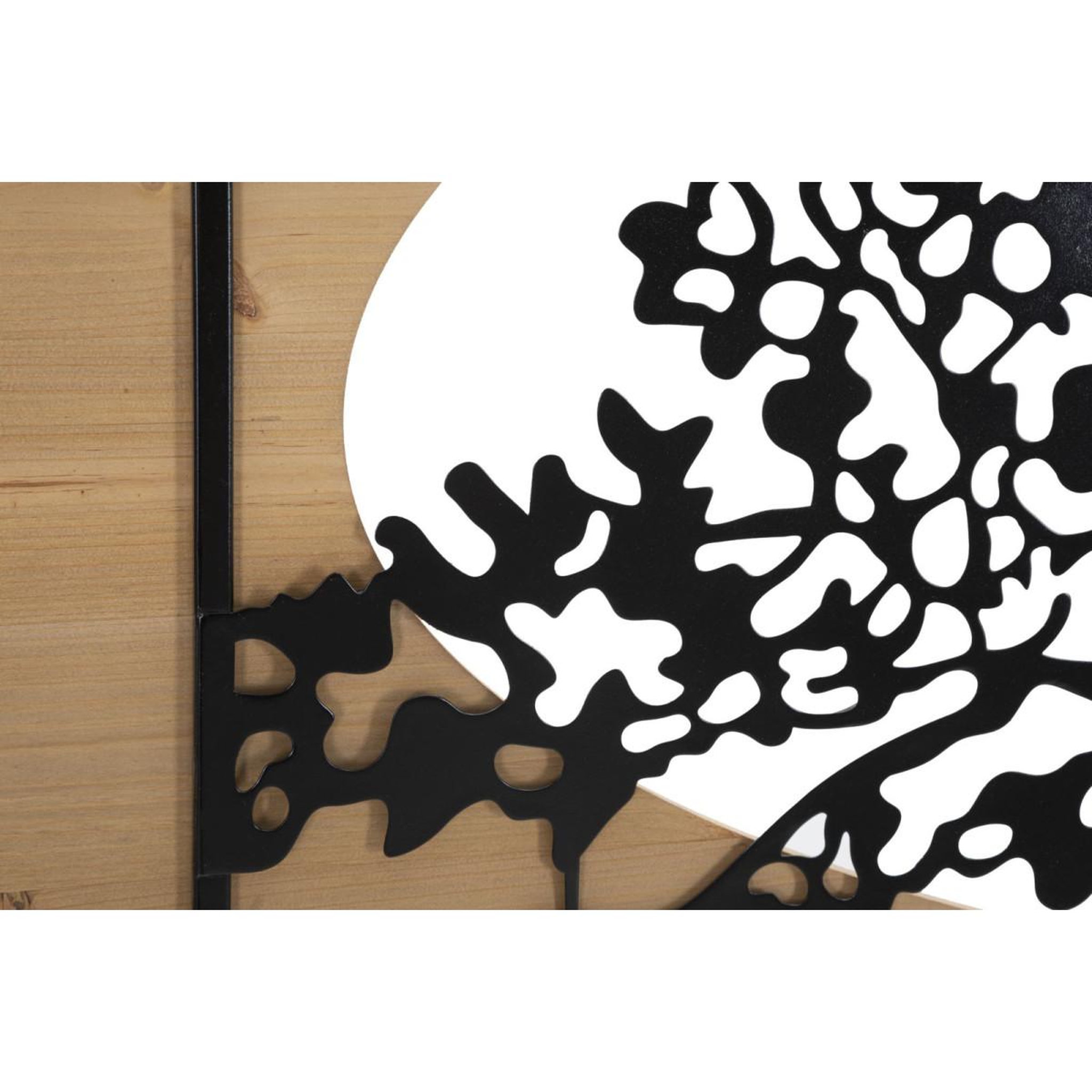 Voir la diapositive 2 : Paris Prix Déco murale encadrée  arbre  176cm naturel & noir
