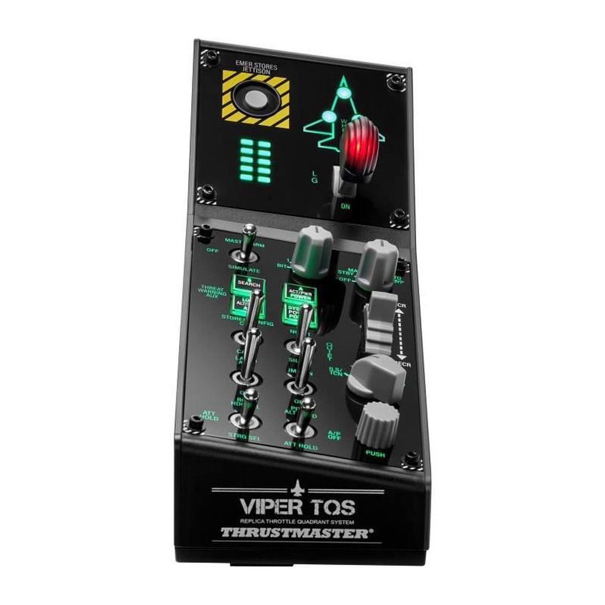 Voir la diapositive 2 : Thrustmaster Panneau de commande de cockpit - THRUSTMASTER - Viper Panel - Noir