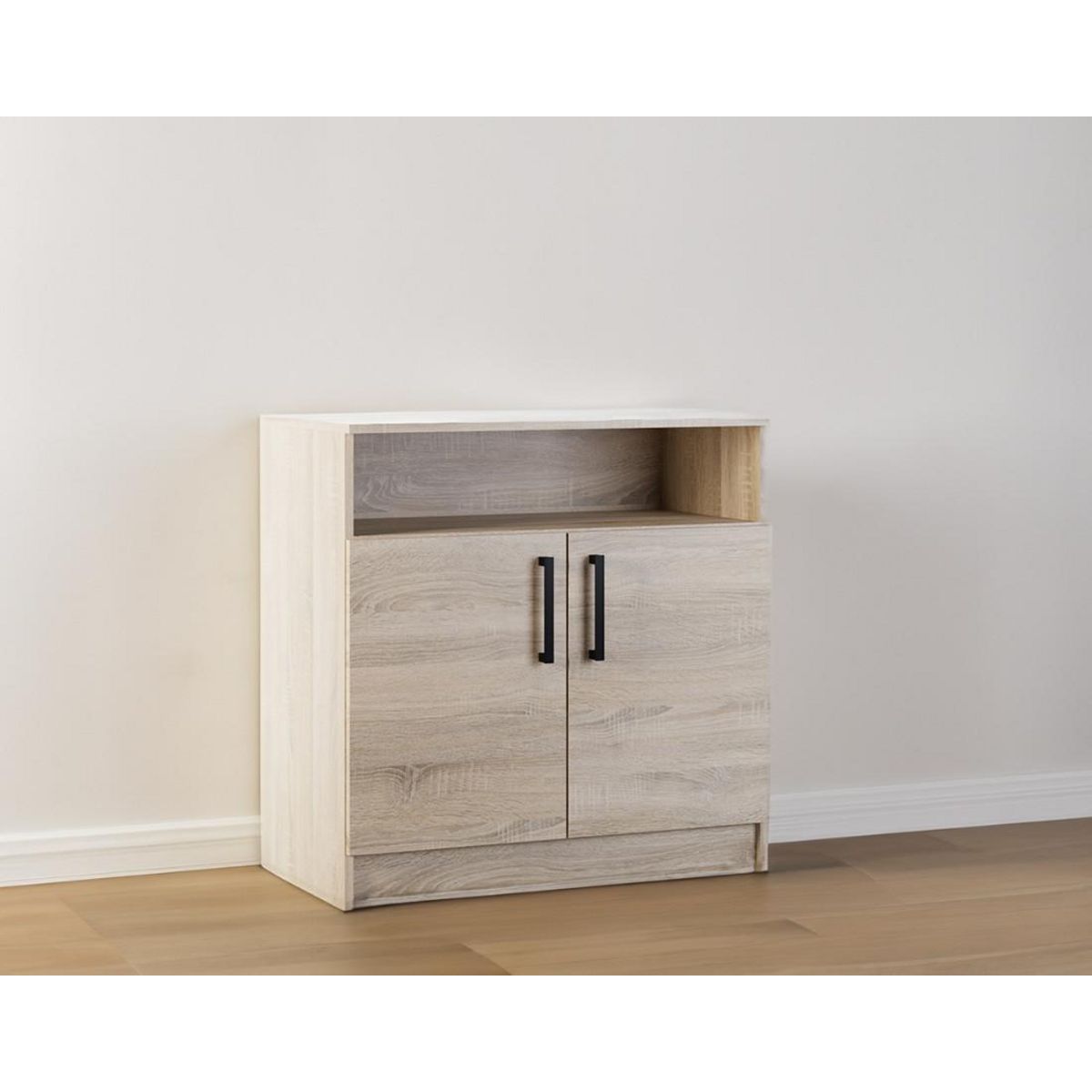 BEST MOBILIER Hayato - commode - effet bois - 80 cm