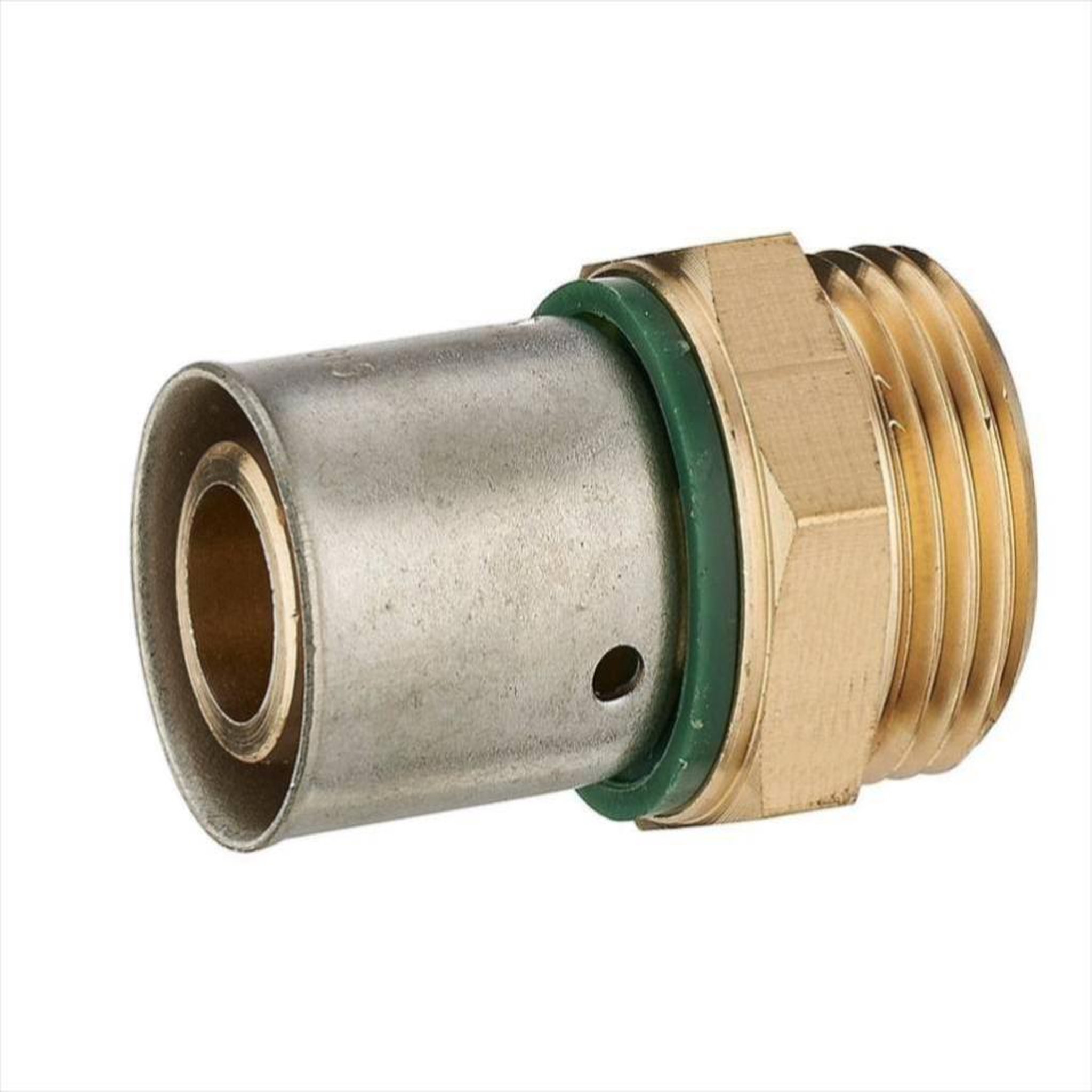 CENTRALE BRICO Raccord droit à sertir laiton M 12 x 17 pour tube en per