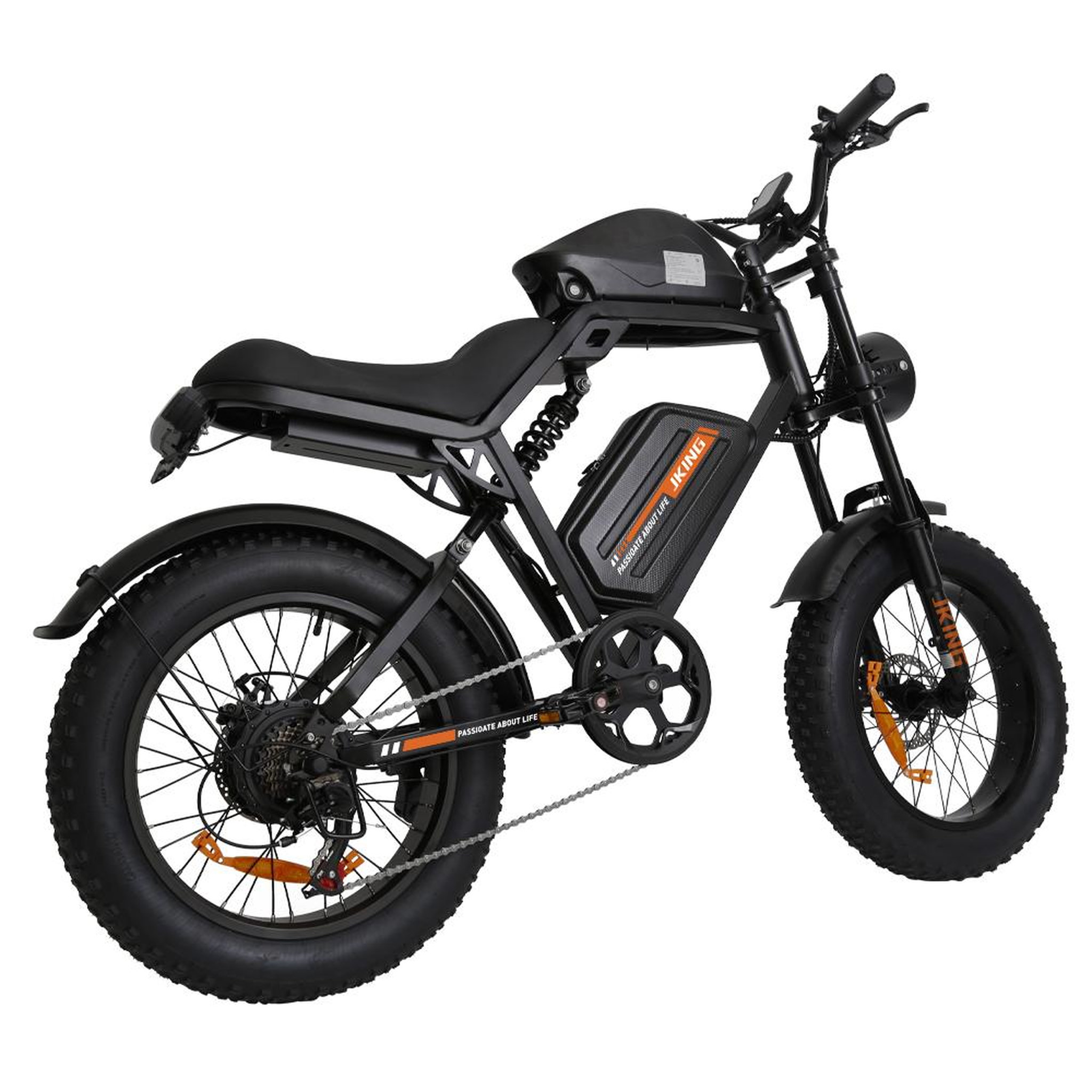 Voir la diapositive 3 : JKING Vtt électrique jking fxh002, pneus larges 20 pouces, batterie 48 v 15,6 ah
