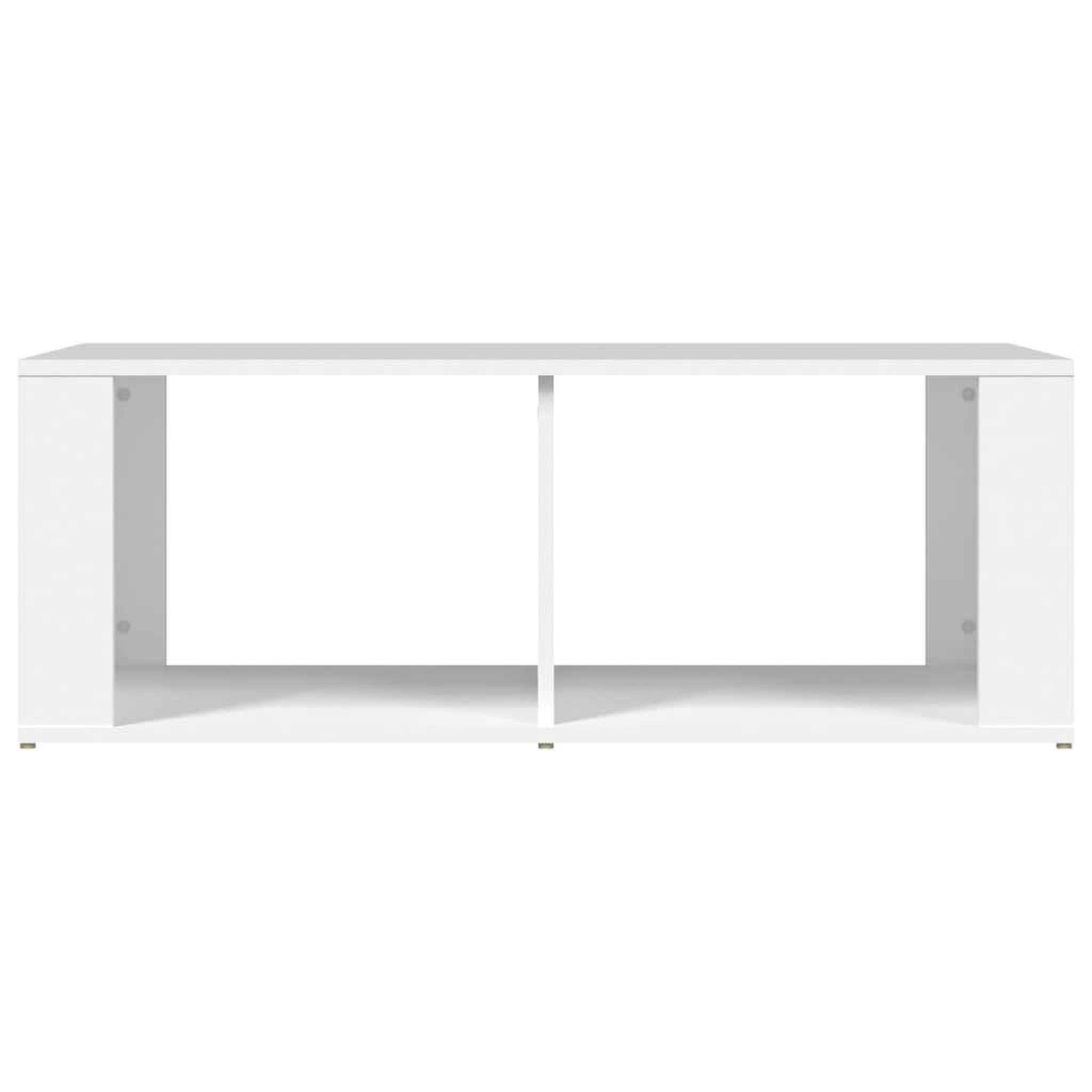 Voir la diapositive 5 : VIDAXL Table basse Blanc 100x50x36 cm Bois d'ingenierie