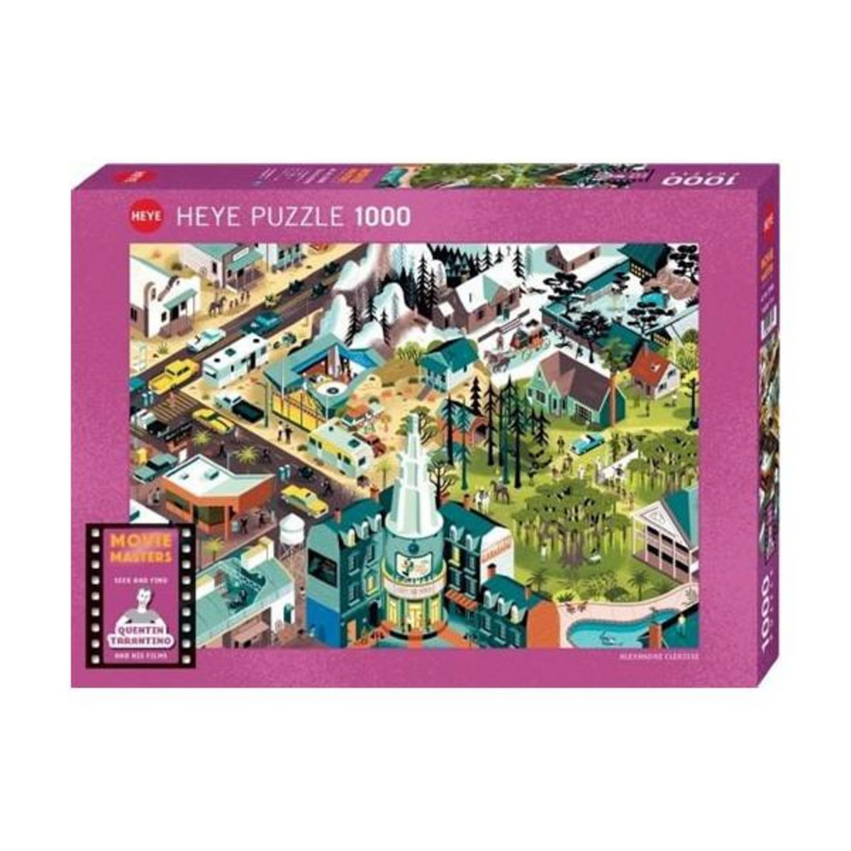 Heye Puzzle 1000 pièces Heye Movie Masters Tarantino Films