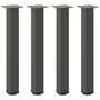 Voir la diapositive 2 : VIDAXL Pieds de table basse 4 pcs anthracite 72-74 cm acier