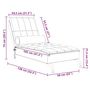 Voir la diapositive 6 : VIDAXL Chaise longue de massage avec traversin noir tissu