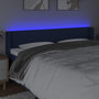 Voir la diapositive 4 : VIDAXL Tete de lit a LED Bleu 203x16x78/88 cm Tissu