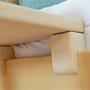 Youdoit Table de chevet à fixer sur le lit - bois naturel - 43 x 32 x 41 cm