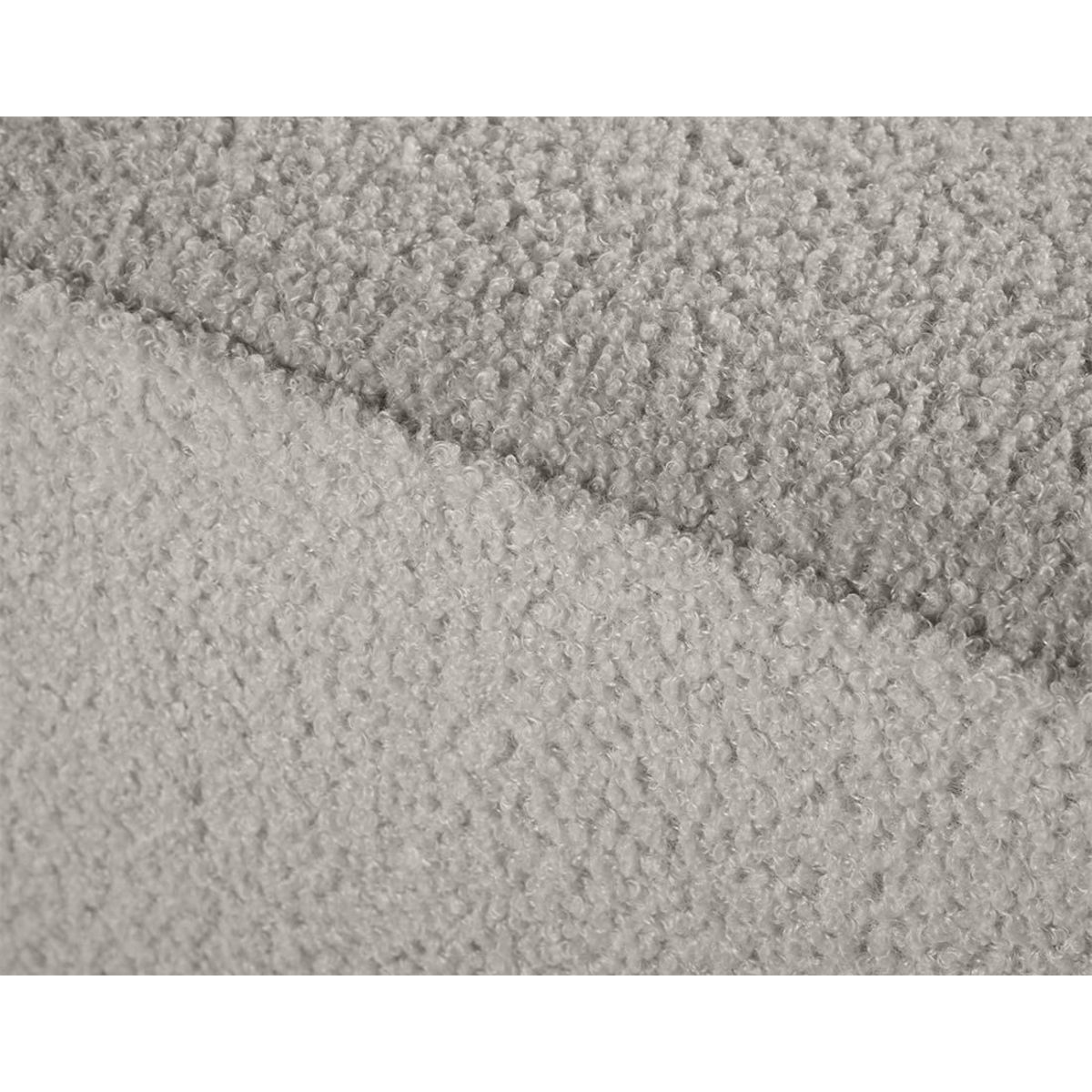 BEST MOBILIER Topaze - fauteuil - en tissu bouclette