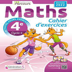 MATHS 4E IPARCOURS. CAHIER D'EXERCICES, EDITION 2022, Hache Katia