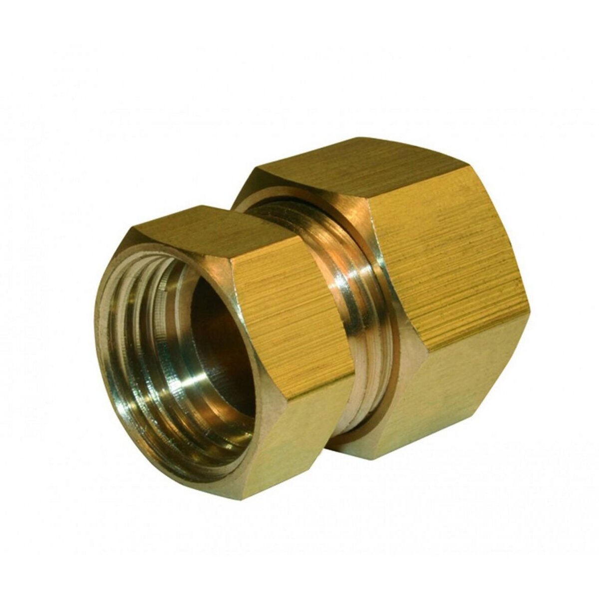 CENTRALE BRICO Manchon biconique laiton F 15 x 21 pour tube en cuivre