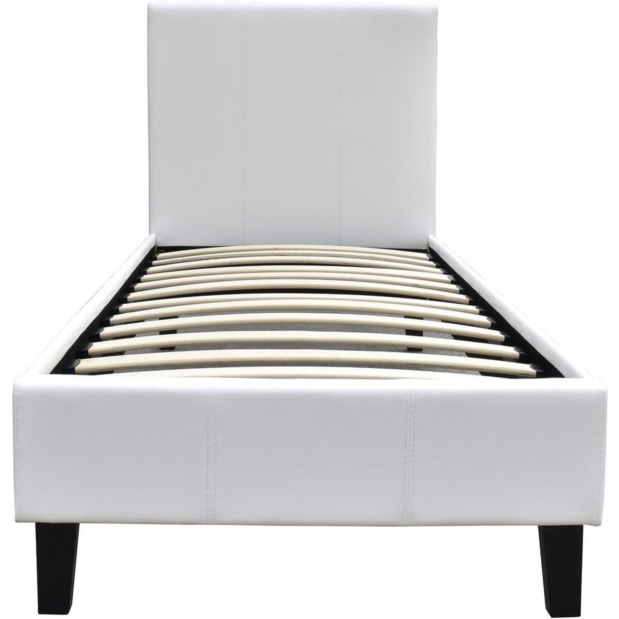 Voir la diapositive 4 : Habitat et Jardin Lit  lina  - 90 x 190 cm - blanc