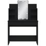Voir la diapositive 5 : VIDAXL Coiffeuse avec lumieres LED noir 96x40x142 cm