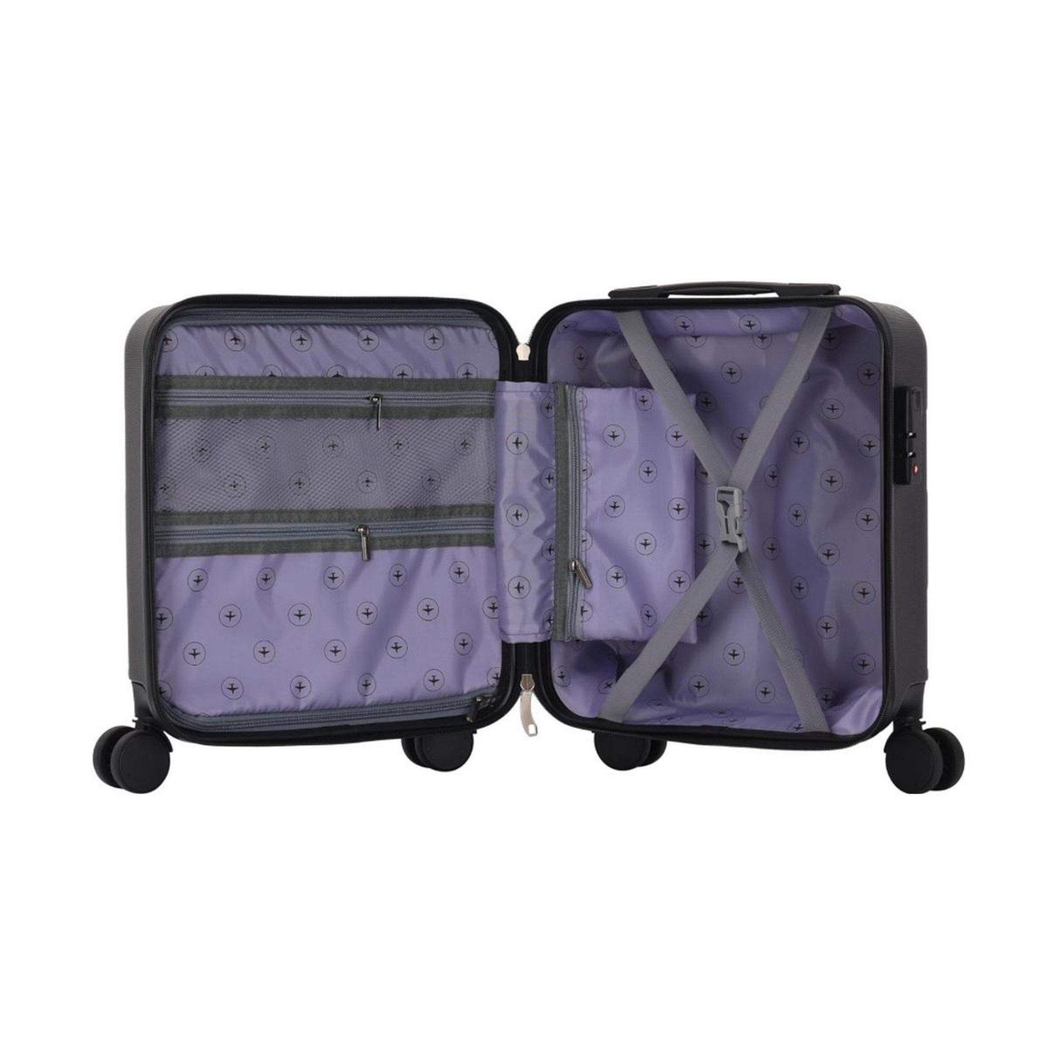 Voir la diapositive 3 : TROLLEY ADC Valise cabine à roulettes noir - val-592