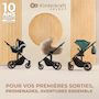 Voir la diapositive 2 : KINDERKRAFT Poussette 2 en 1 avec nacelle, roues anti-crevaison et accessoires