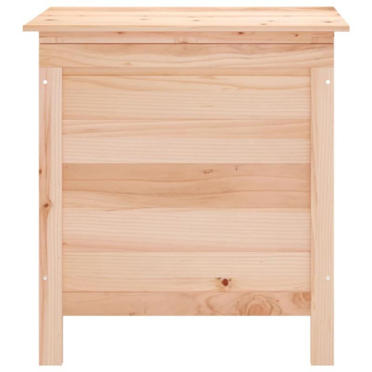 VIDAXL Boîte de rangement de jardin 50x49x56,5 cm bois massif de sapin