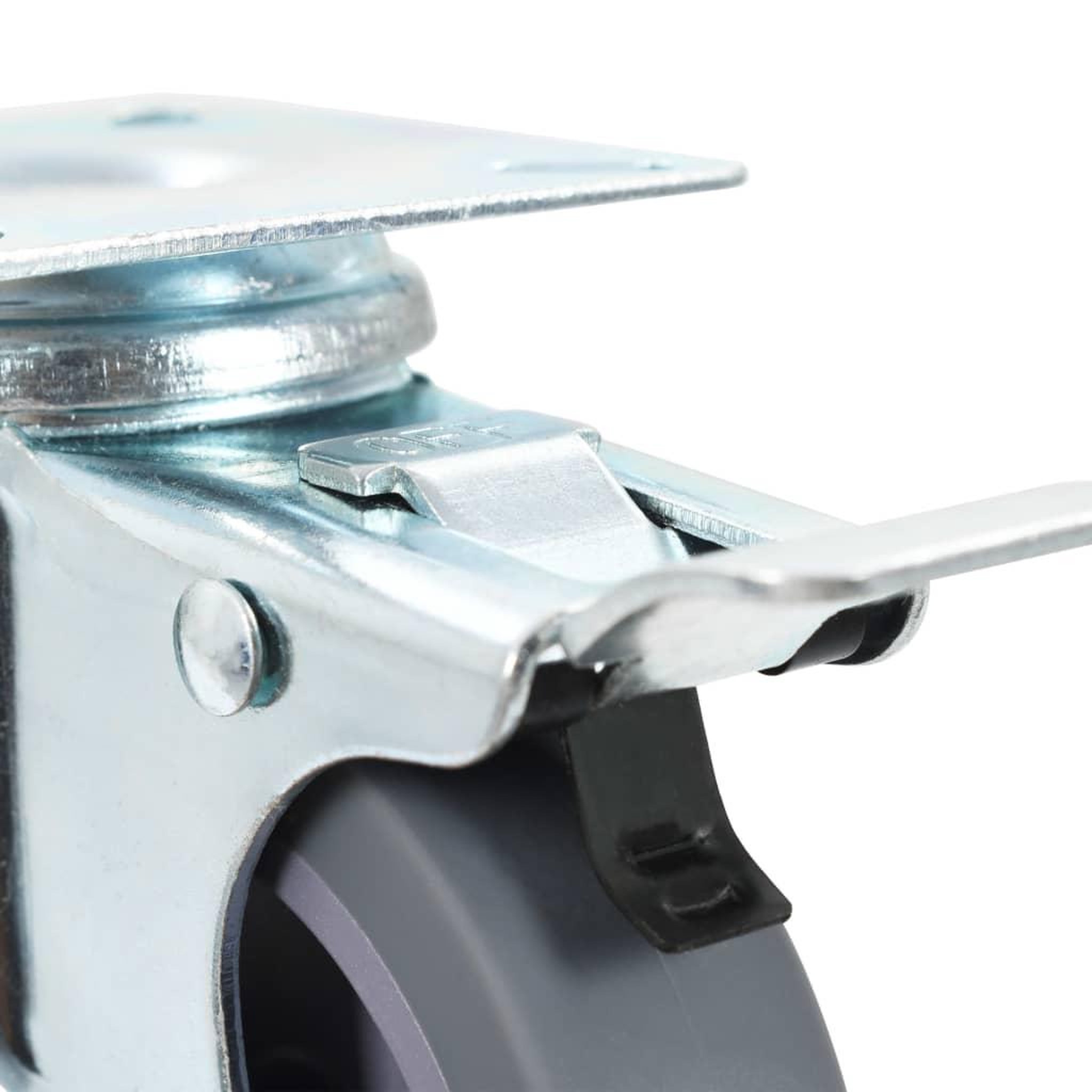 Voir la diapositive 5 : VIDAXL 8 pcs Roulettes pivotantes 75 mm