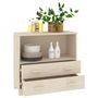 Voir la diapositive 4 : VIDAXL Buffet HAMAR Marron miel 85x35x80 cm Bois massif de pin
