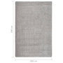 Voir la diapositive 5 : VIDAXL Tapis shaggy antiderapant Gris clair 200x290 cm