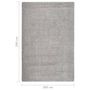 Voir la diapositive 5 : VIDAXL Tapis shaggy antiderapant Gris clair 200x290 cm