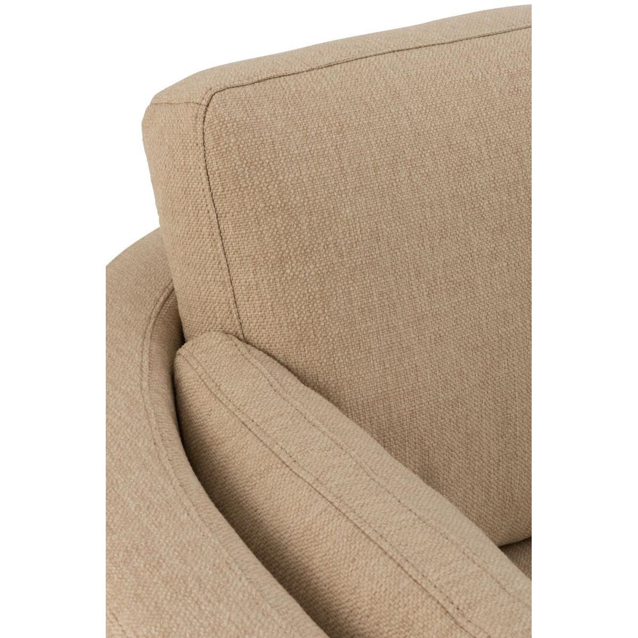 Voir la diapositive 5 : J-LINE Fauteuil Pivotant  Swiv  109cm Beige