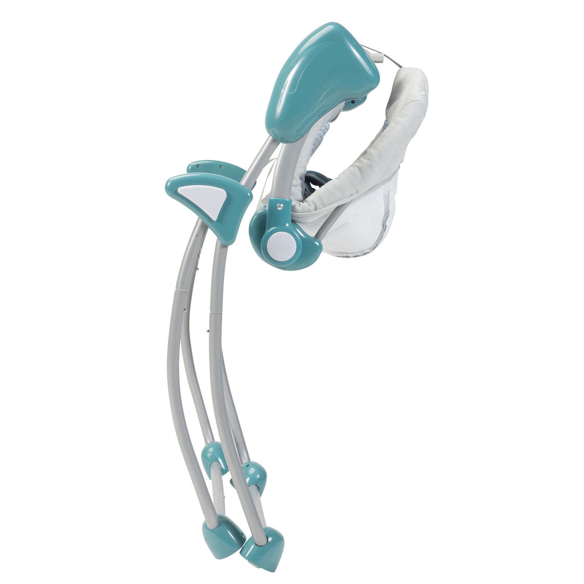 BABYMOOV Balancelle bébé inclinable pétrole Swoon Bubble - Bleu Lagon