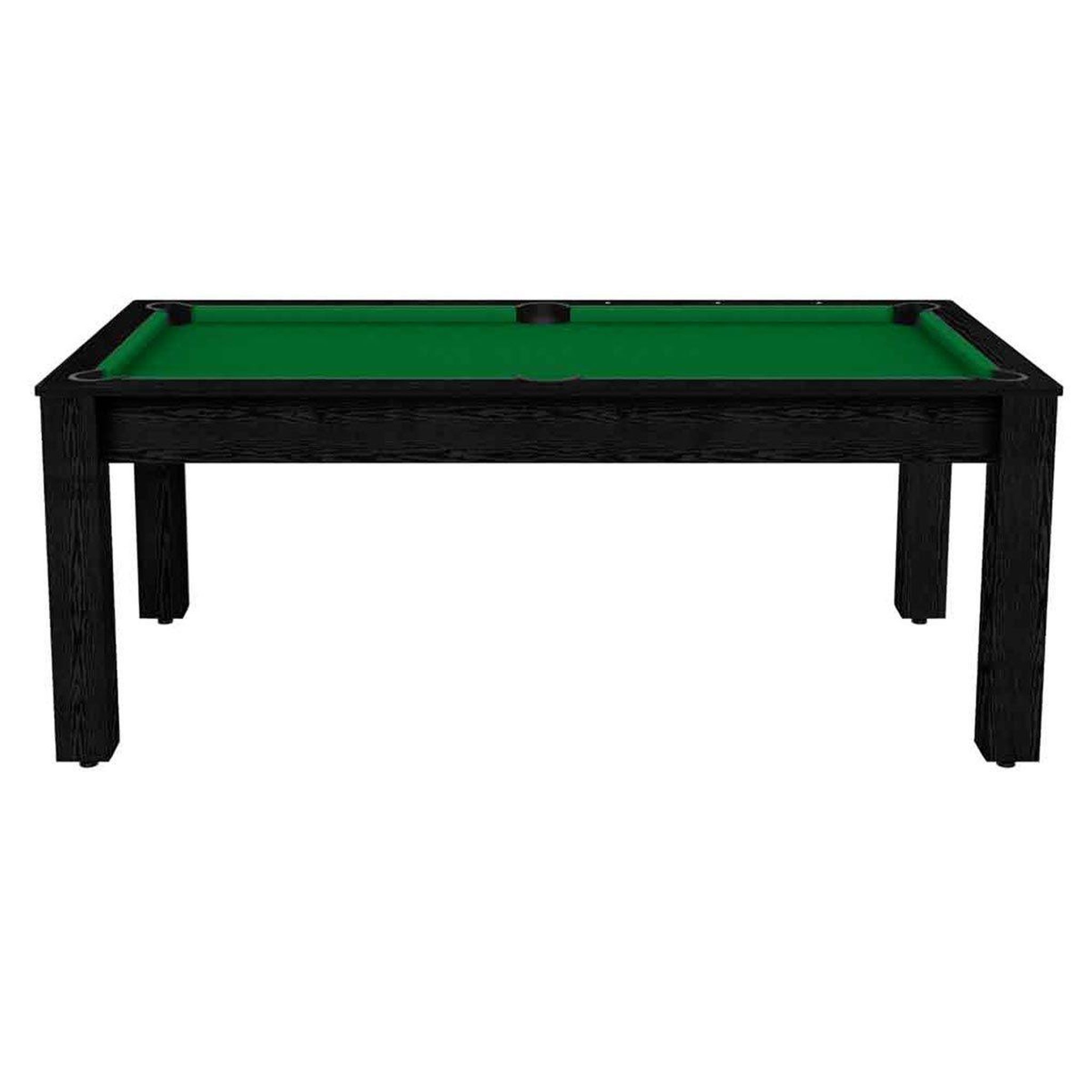 Voir la diapositive 1 : DE FAUGERES Table de Billard Convertible  Oregon  213cm Noir & Vert