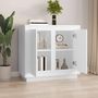 Voir la diapositive 3 : VIDAXL Buffet blanc 80x34x75 cm bois d'ingenierie