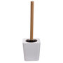 Voir la diapositive 1 : ATMOSPHERA Brosse WC design en bambou Natureo - Blanc
