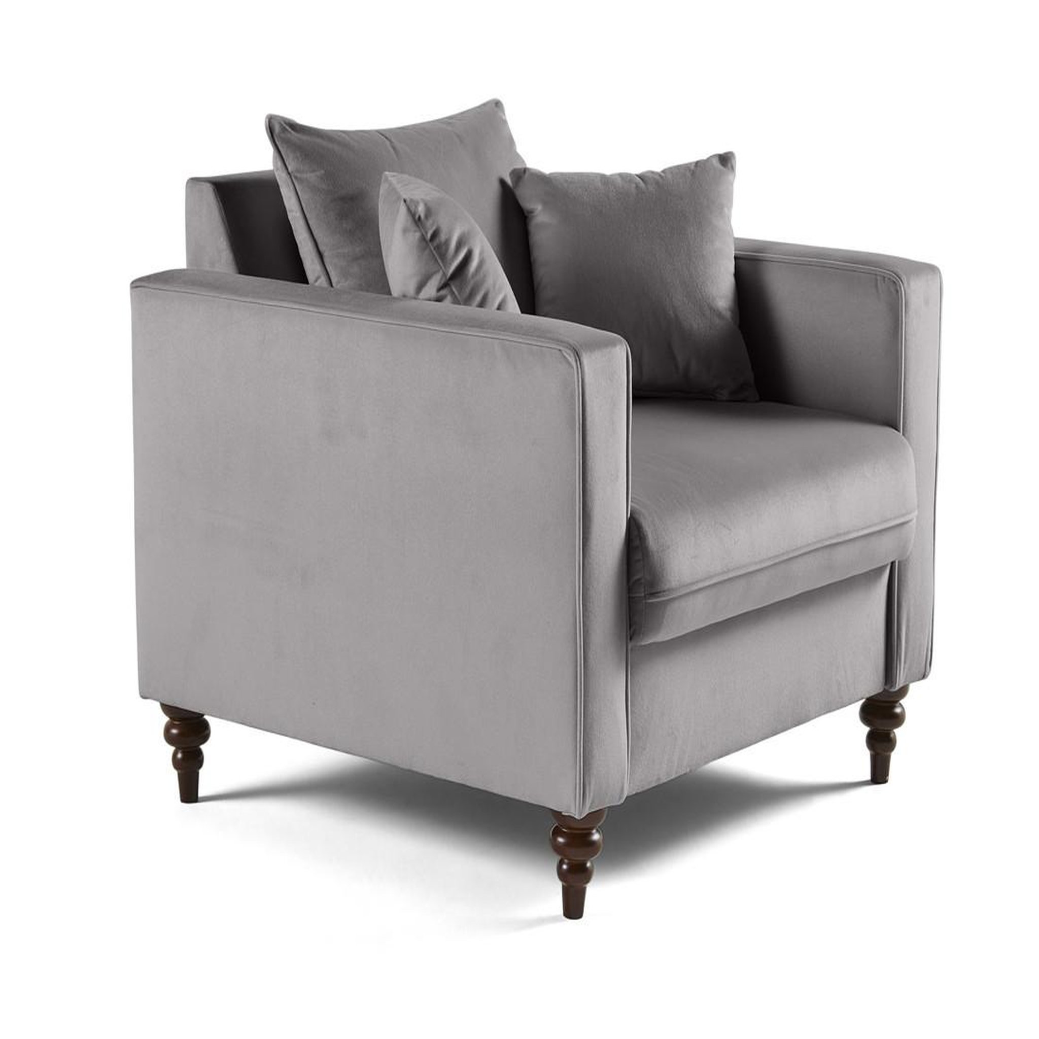 Voir la diapositive 4 : BEST MOBILIER Flamingo - fauteuil en velours