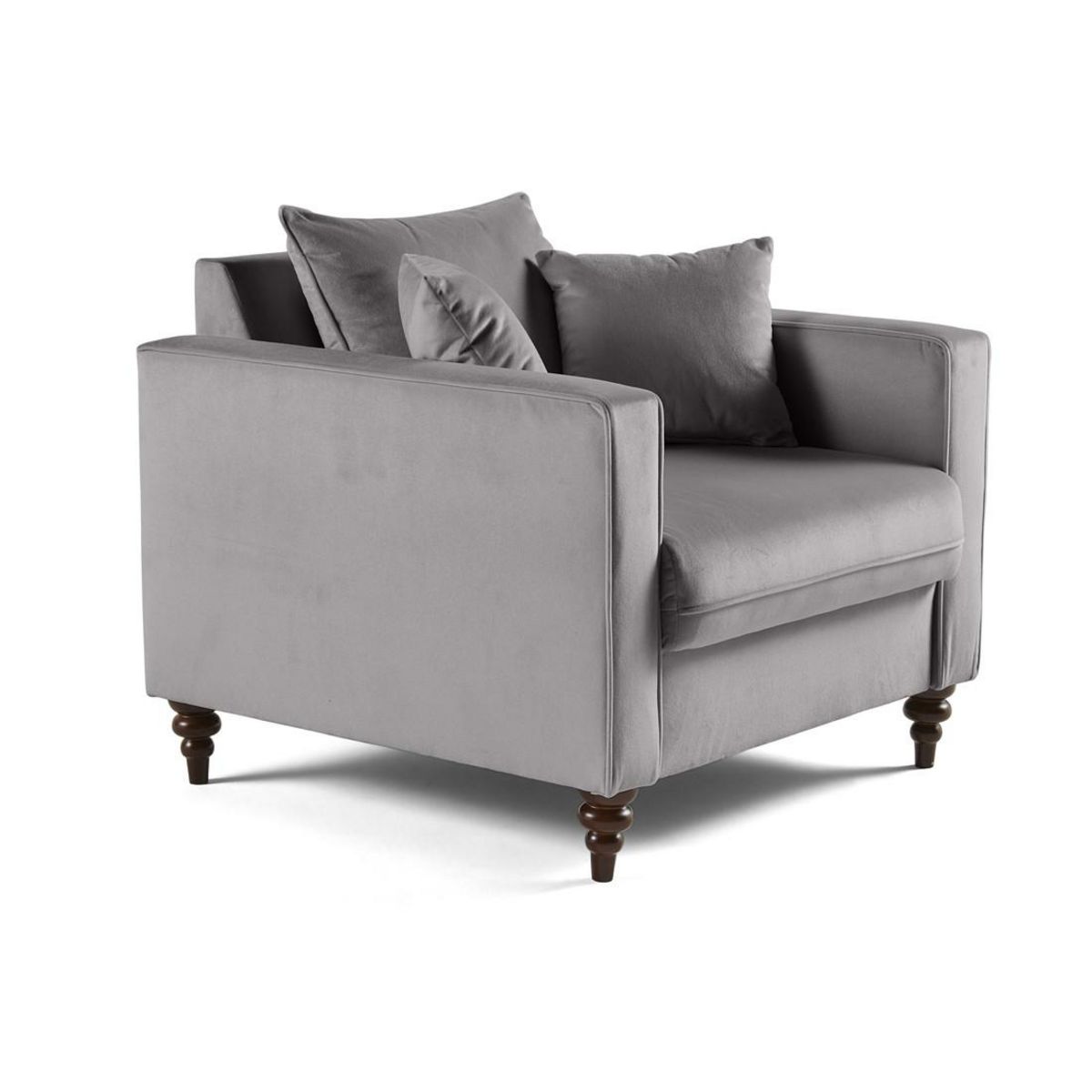 BEST MOBILIER Flamingo - fauteuil en velours