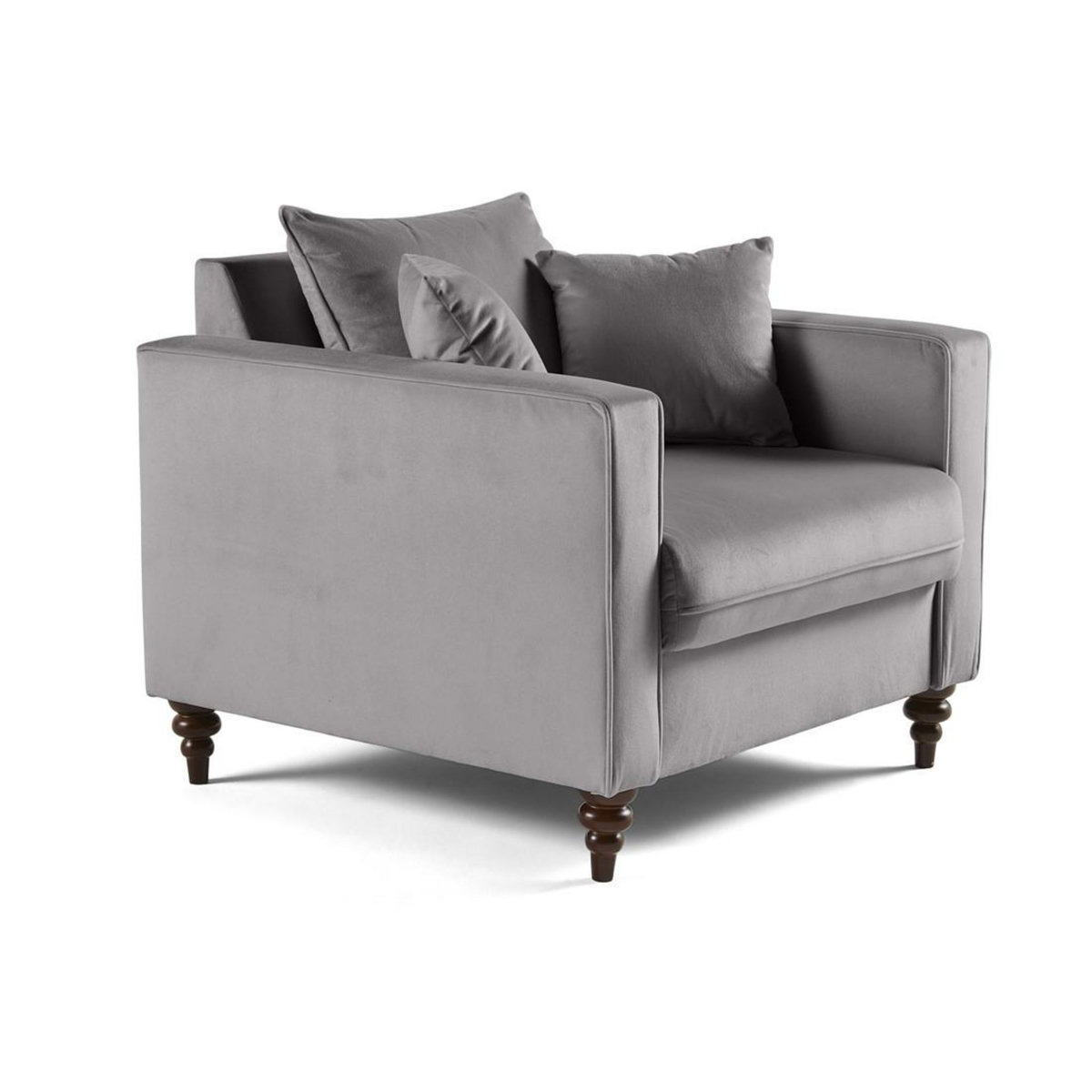 BEST MOBILIER Flamingo - fauteuil en velours