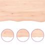 Voir la diapositive 5 : VIDAXL Comptoir de salle de bain 100x60x(2-4)cm bois massif non traite