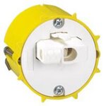 Legrand Boîte d'encastrement + Fiche pour applique Batibox plaque de plâtre Ø54 mm