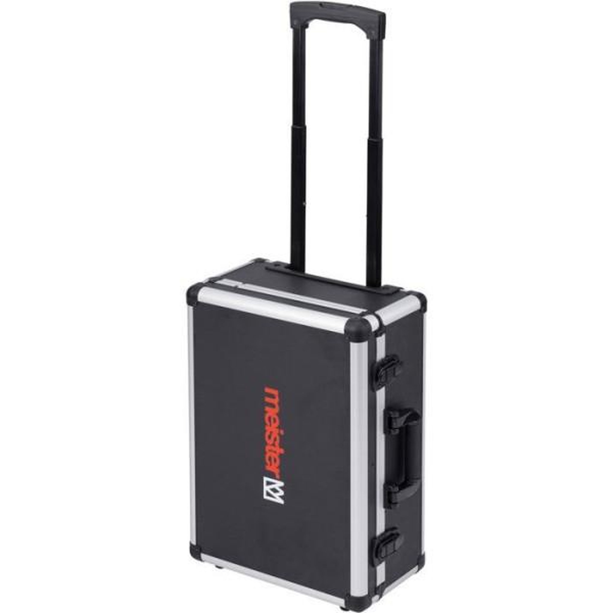 Voir la diapositive 2 : MEISTER Trolley a outils vide - meister - alu - 46 x 35 x 19 cm - compartiments 15 + 6 - poignée extensible + 2 roulettes