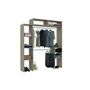 Voir la diapositive 2 : CONCEPT USINE Dressing bois extensible avec 2 penderies, 4 étagères et 1 tiroir ELYSEE