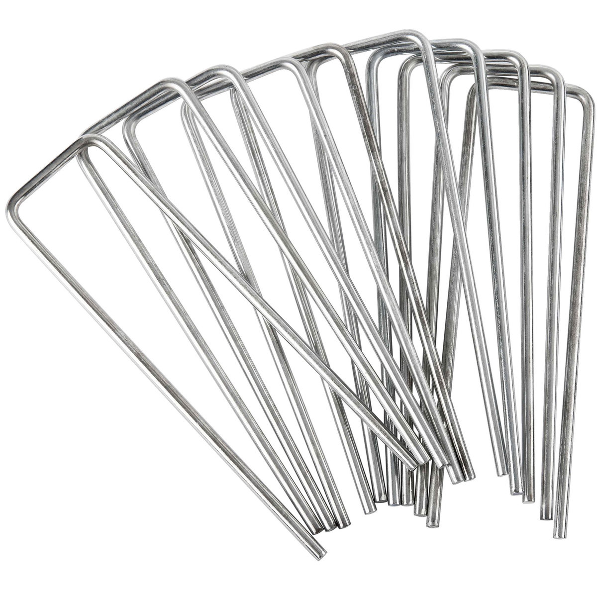  Lot de 40 Agrafes métalliques galvanisée WERKA PRO  15x4cm