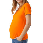 MAMALICIOUS T shirt  Femme Mamalicious Neweva. Coloris disponibles : Orange